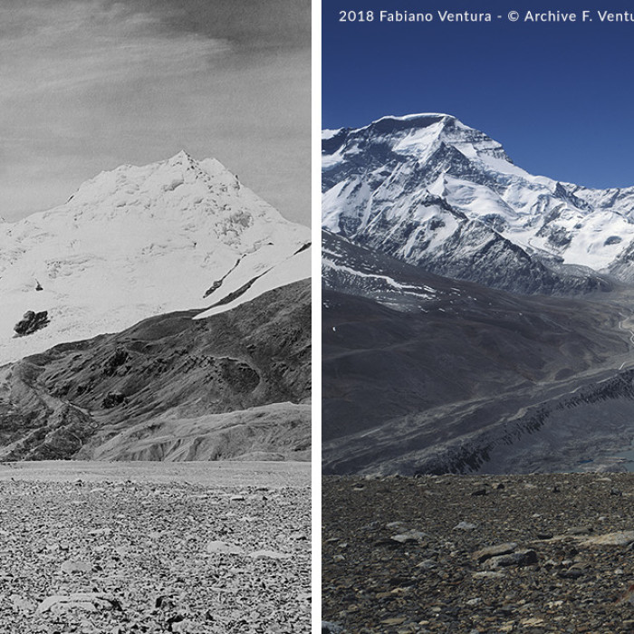 "On the trail of the glaciers" exhibition in Italy